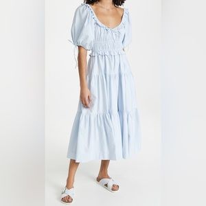 En Saison | Poplin Tiered Midi Dress